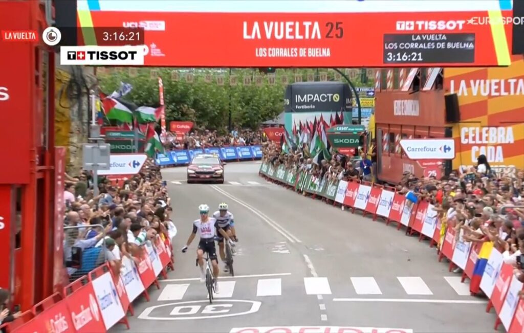 Le classement complet de la 12e &eacute;tape de La Vuelta 2025
