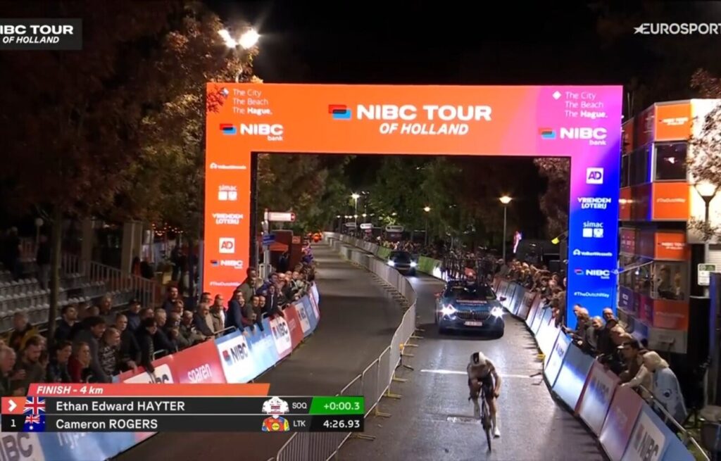 Ethan Hayter remporte le prologue du Tour de Hollande 2025