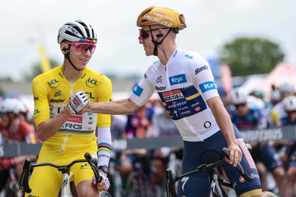 Pogacar absent du Tour de France 2026 ? UAE Team Emirates XRG r&eacute;pond au clan Evenepoel