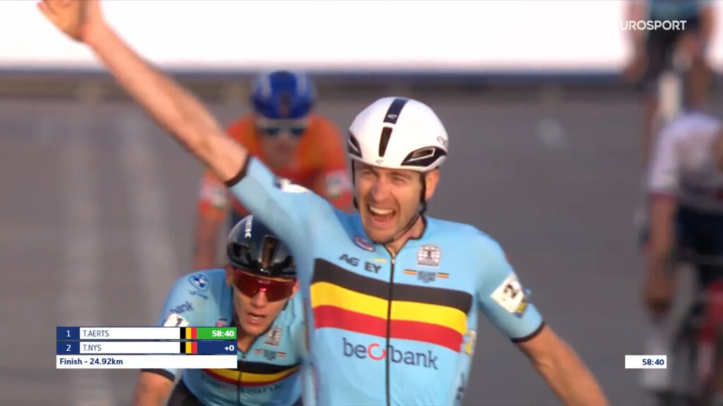 Championnats d&rsquo;Europe 2025 de cyclo-cross : r&eacute;sultats et classement Elites Hommes, Toon Aerts 1e