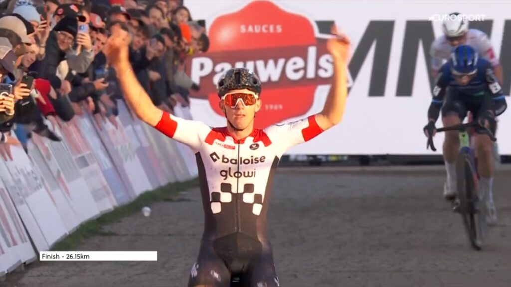 Coupe du Monde de cyclo-cross 2025-2026 &ndash; Flamanville #2 : r&eacute;sultats et classement Elites Hommes, Thibau Nys 1e