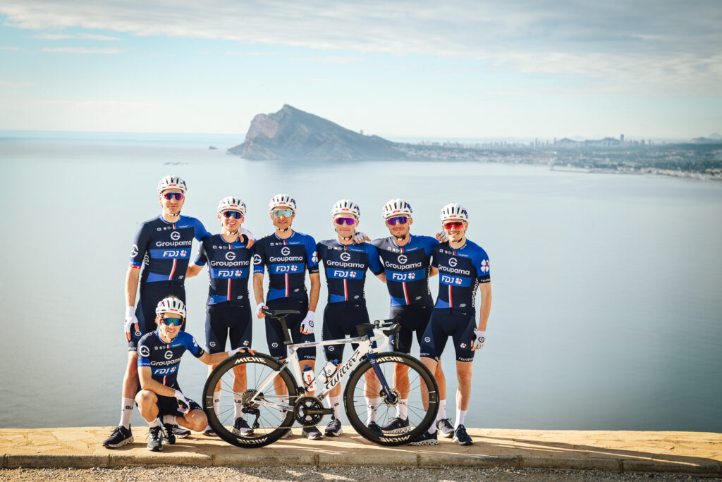 L&rsquo;effectif de l&rsquo;&eacute;quipe Groupama-FDJ United pour la saison 2026