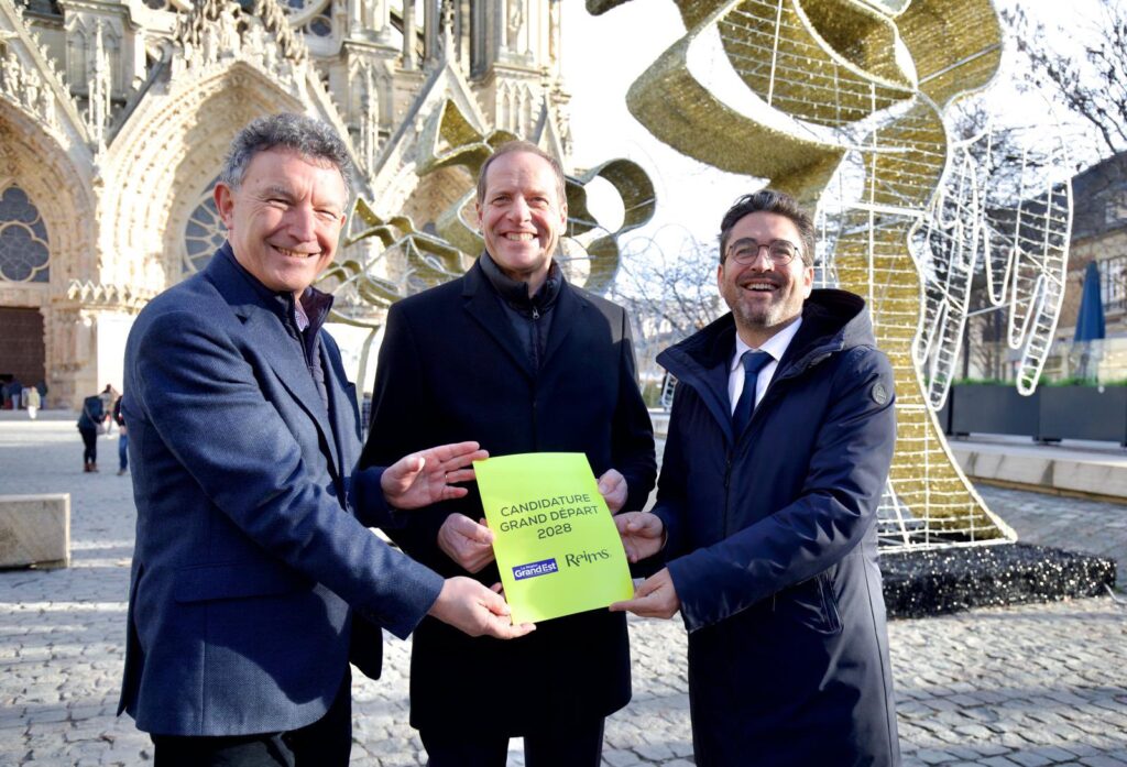Reims se positionne pour accueillir le Grand D&eacute;part du Tour de France 2028