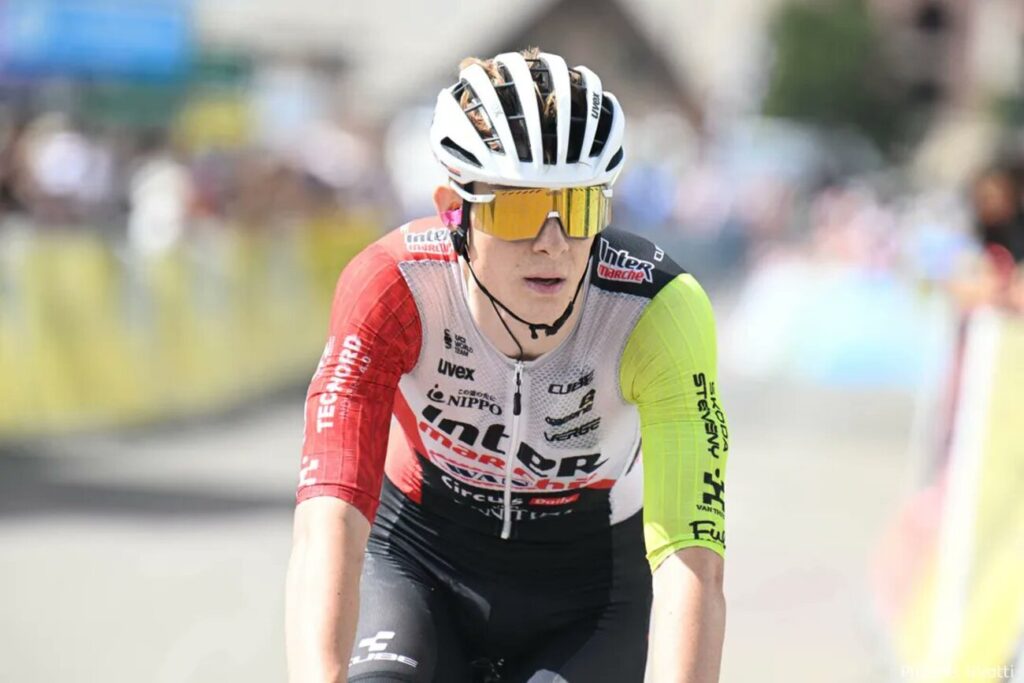 Louis Barr&eacute; aper&ccedil;u lors du stage de la Visma-Lease a Bike !
