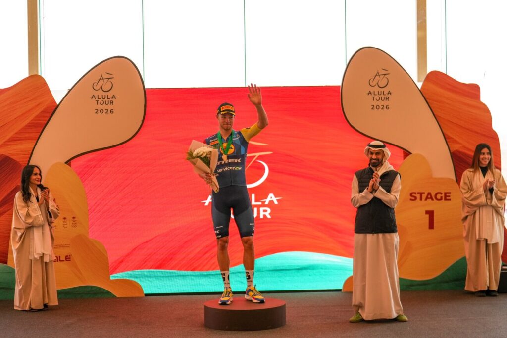 Le classement g&eacute;n&eacute;ral de l&rsquo;AlUla Tour 2026 apr&egrave;s la 1e &eacute;tape : Jonathan Milan for sure !
