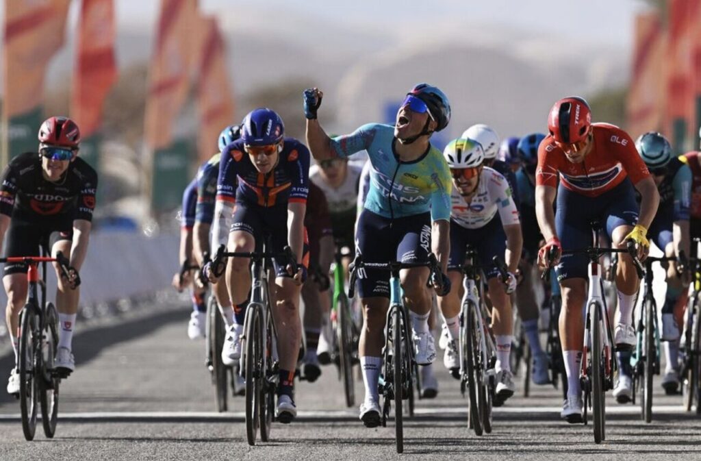 Matteo Malucelli se paie le scalp de Jonathan Milan au terme de la 4e &eacute;tape de l&rsquo;AlUla Tour 2026