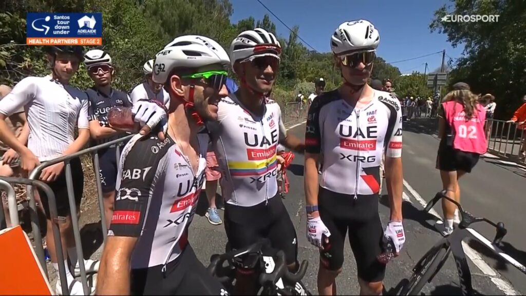 Le classement complet de la 2e &eacute;tape du Tour Down Under 2026 : domination UAE