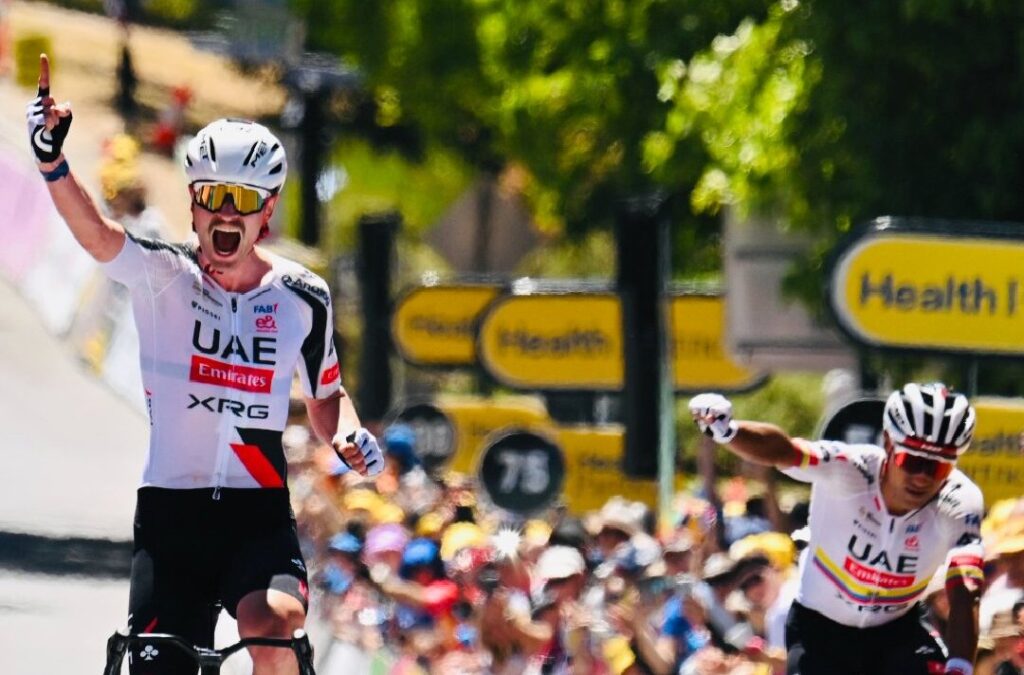 Jay Vine et UAE &eacute;crasent la concurrence sur la 2e &eacute;tape du Tour Down Under 2026