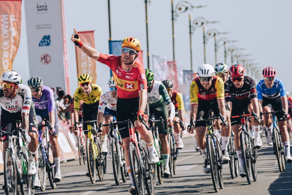Erlend Blikra le plus rapide sur la 4e &eacute;tape du Tour d&rsquo;Oman 2026