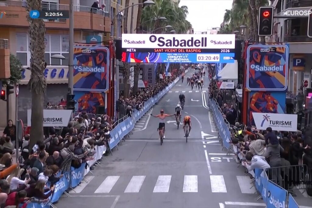 Le classement complet de la 3e &eacute;tape du Tour de Valence 2026