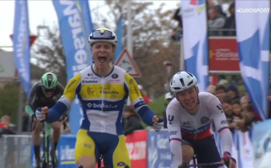 Le classement complet de la 1e &eacute;tape de l&rsquo;Etoile de Bess&egrave;ges 2026 : La surprise Crabbe !