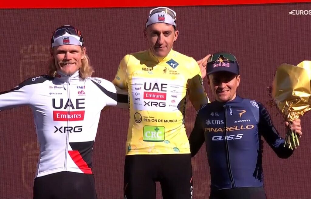 Le classement g&eacute;n&eacute;ral final du Tour de Murcie 2026 : Marc Soler dans le vent !