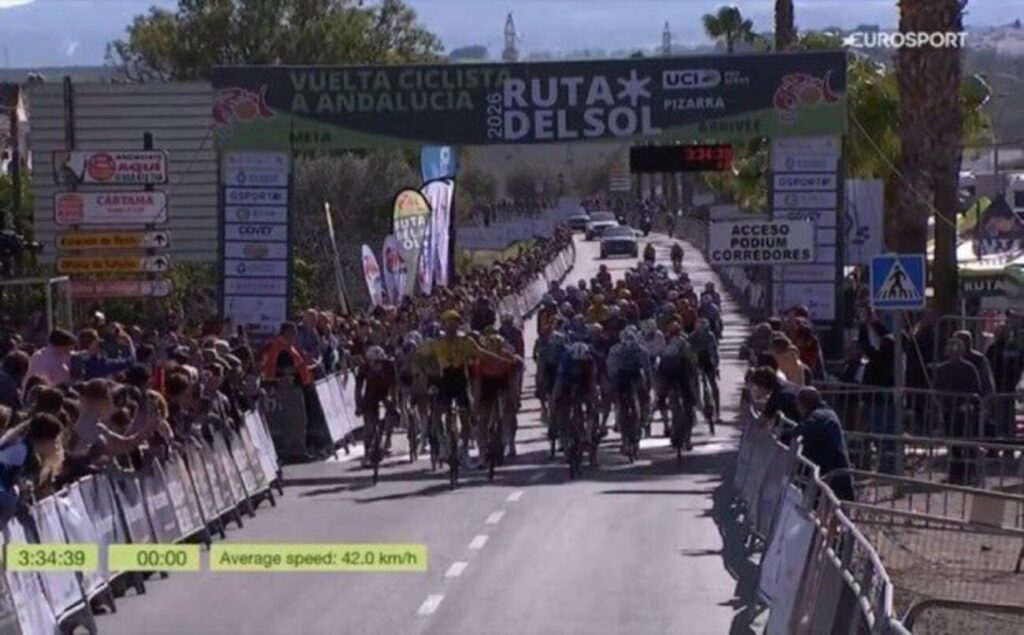 Le classement g&eacute;n&eacute;ral du Tour d&rsquo;Andalousie 2026 apr&egrave;s la 1e &eacute;tape