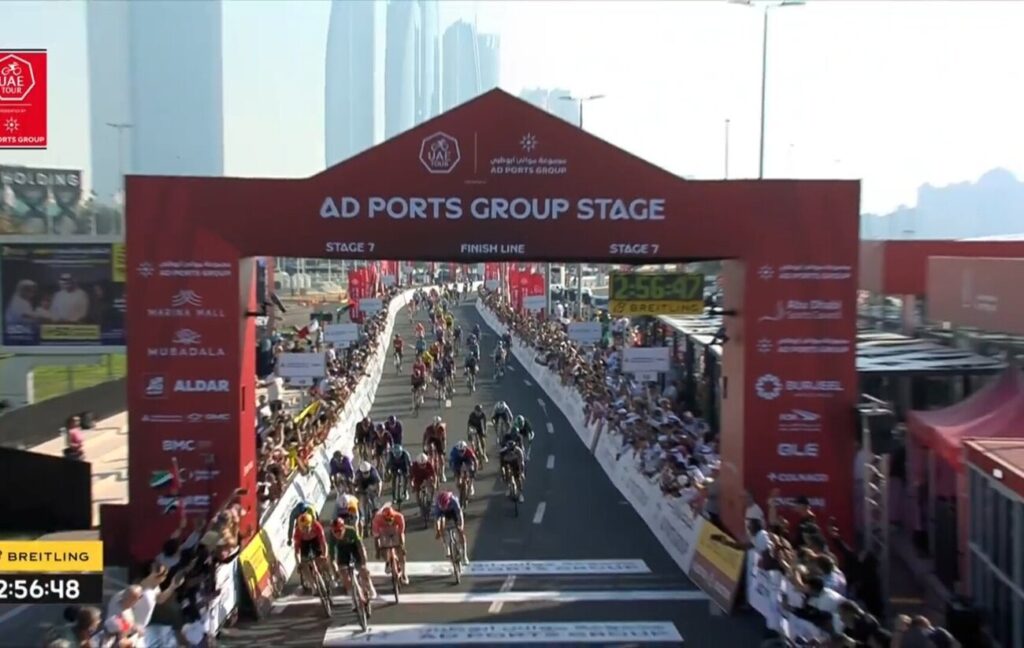 Un Jonathan Milan imp&eacute;rial s&rsquo;offre la 7e &eacute;tape de l&rsquo;UAE Tour 2026