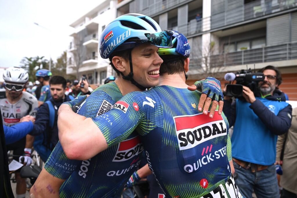 Paul Magnier &agrave; la t&ecirc;te du &laquo;&nbsp;Wolfpack&nbsp;&raquo; Soudal Quick-Step pour l&rsquo;Omloop Het Nieuwsblad 2026