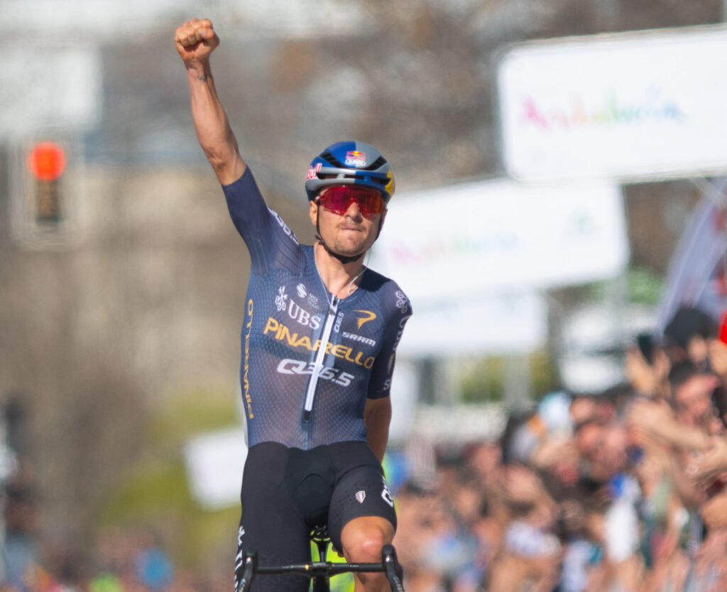 Tom Pidcock d&eacute;bloque son compteur sur la 5e &eacute;tape du Tour d&rsquo;Andalousie 2026