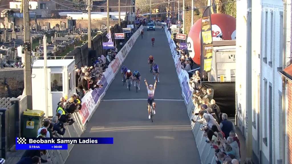 L&rsquo;&eacute;chapp&eacute;e victorieuse de Lara Gillespie sur Le Samyn des Dames 2026