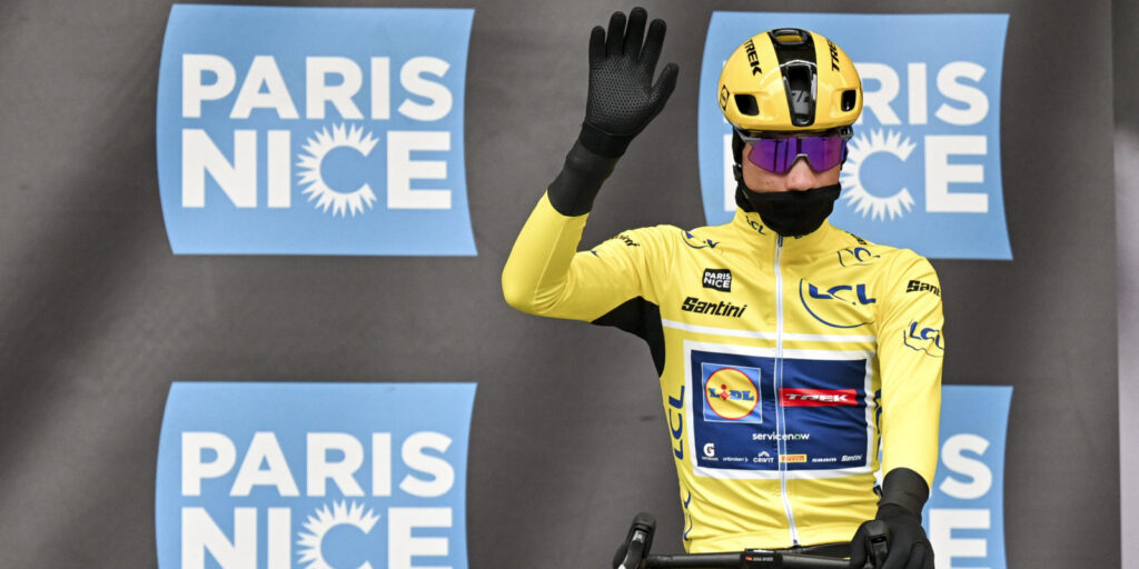 Pas de fracture pour Juan Ayuso apr&egrave;s sa chute sur la 4e &eacute;tape de Paris-Nice 2026