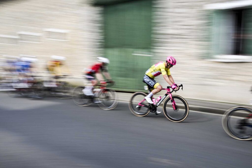Luke Lamperti, maillot jaune de Paris-Nice 2026