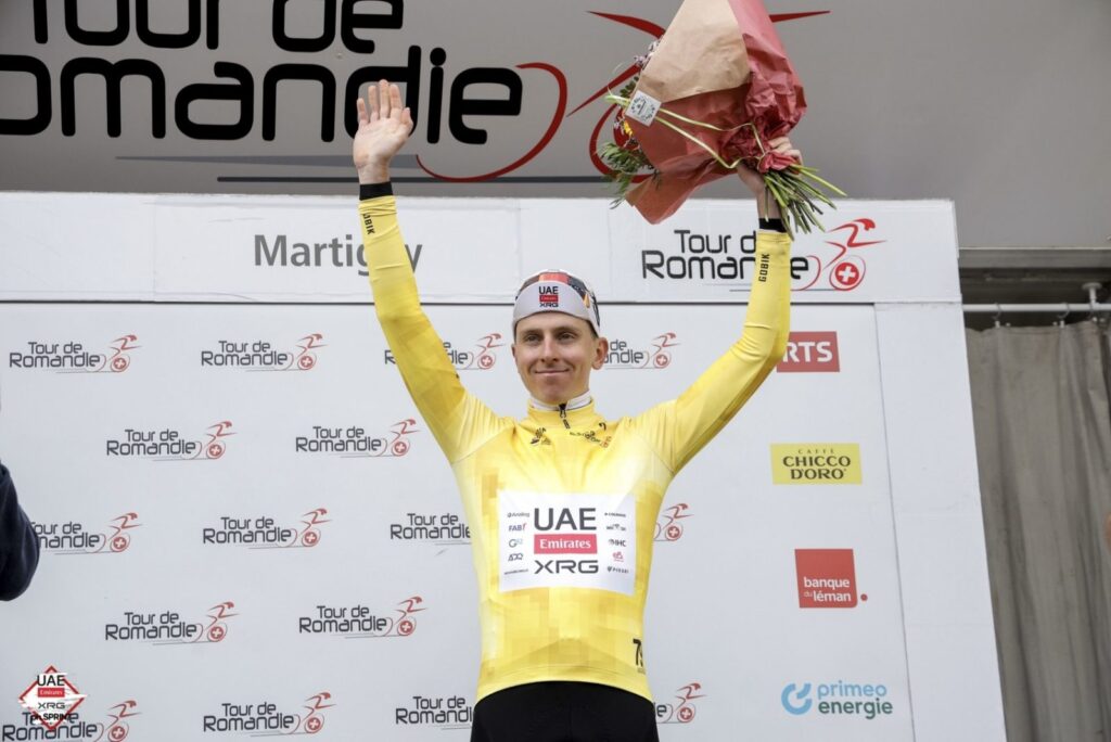 Le classement g&eacute;n&eacute;ral du Tour de Romandie 2026 apr&egrave;s la 1e &eacute;tape : Pogacar d&eacute;j&agrave; en t&ecirc;te