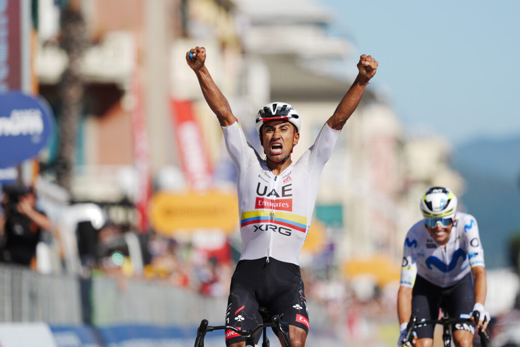 Jamais deux sans trois pour Jhonatan Narvaez sur la 11e &eacute;tape du Giro 2026
