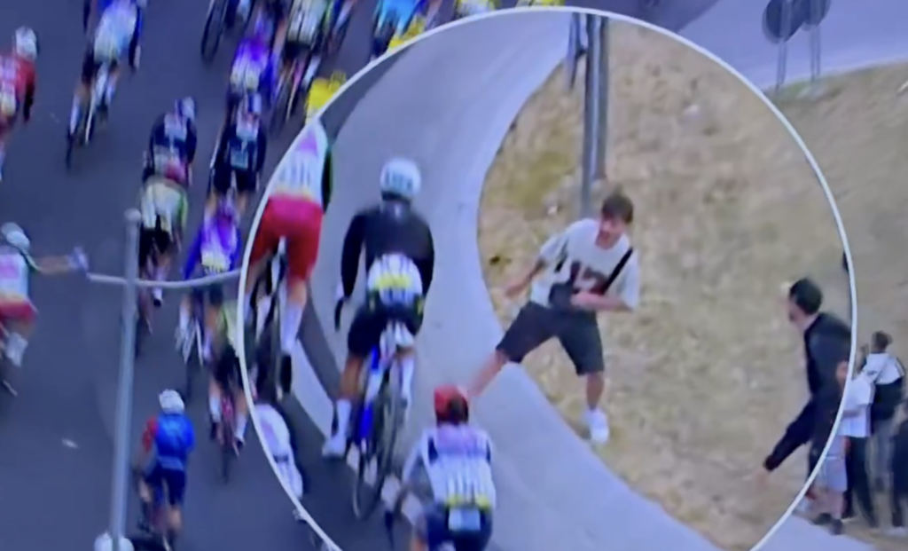 Deux jeunes &laquo;&nbsp;spectateurs&nbsp;&raquo; mettent en danger le peloton du Giro 2026 (vid&eacute;o)