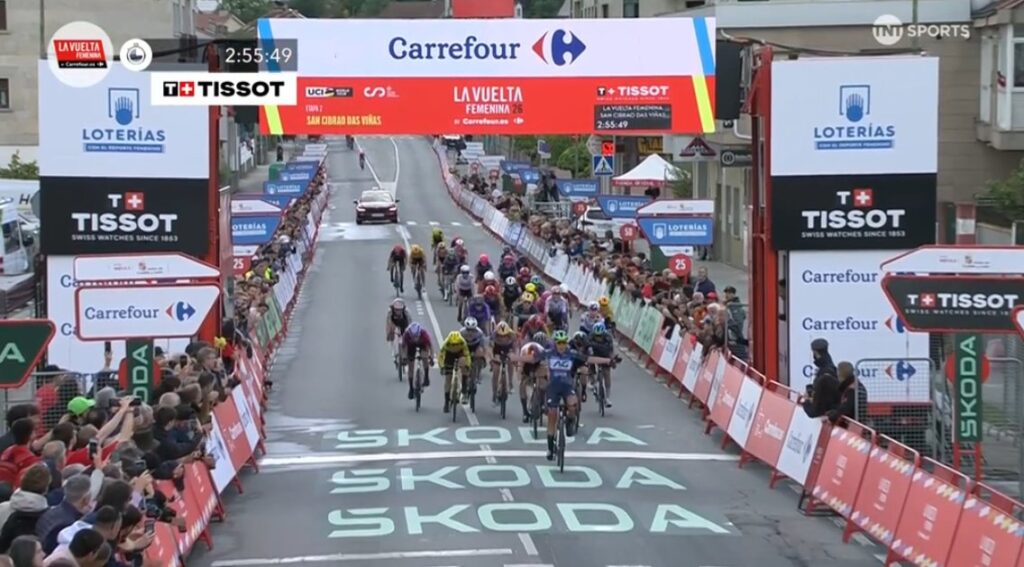 Shari Bossuyt la plus rapide sur la 2e &eacute;tape de La Vuelta Femenina 2025