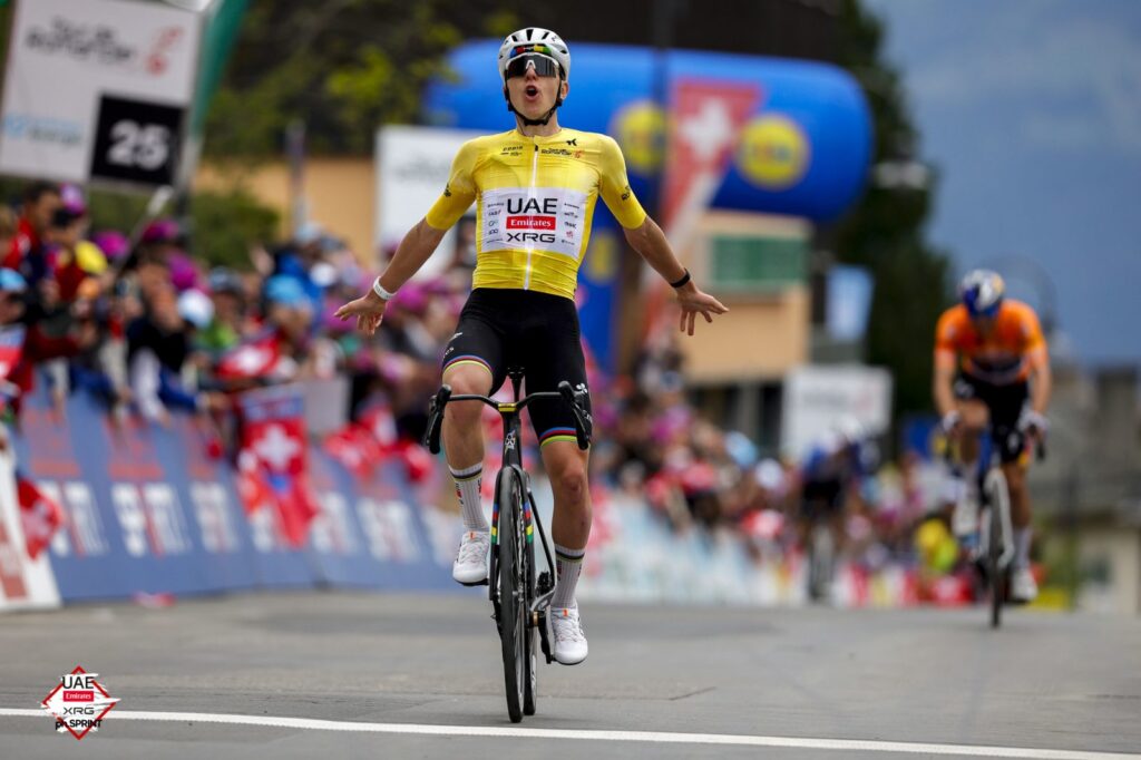 Tadej Pogacar s&rsquo;empare aussi de la 5e &eacute;tape du Tour de Romandie 2026