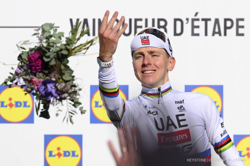Le classement complet de la 4e &eacute;tape du Tour de Romandie 2026