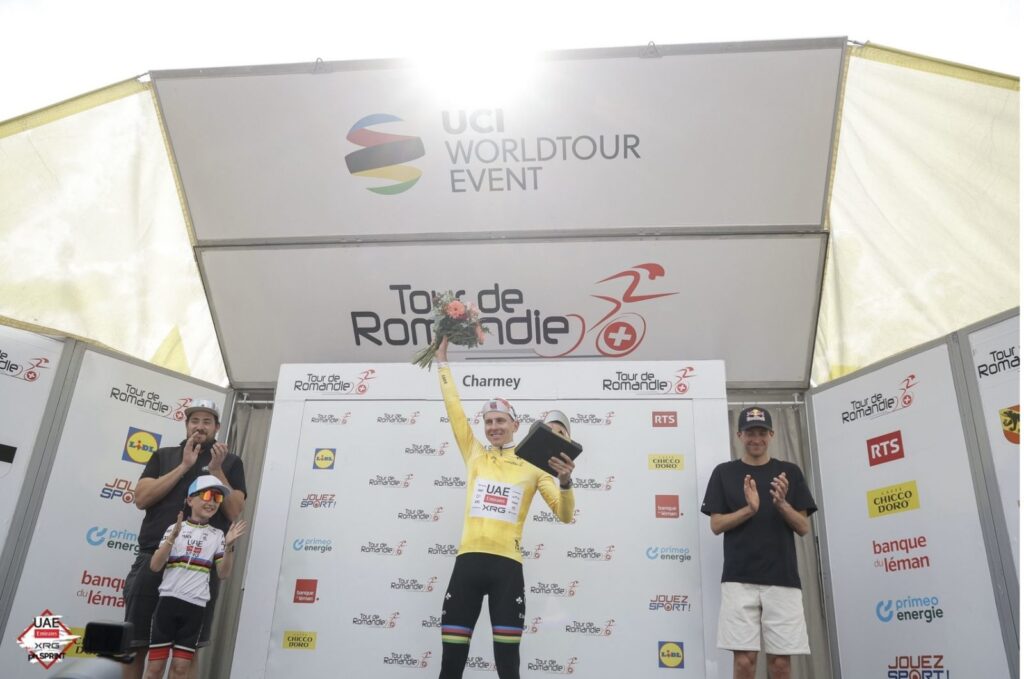 Le classement g&eacute;n&eacute;ral du Tour de Romandie 2026 apr&egrave;s la 4e &eacute;tape : Pogacar solide leader