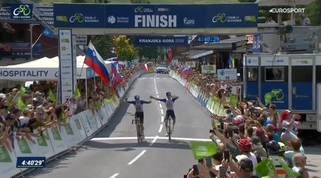 Florian Lipowitz remporte l&rsquo;&eacute;tape reine du Tour de Slov&eacute;nie 2026