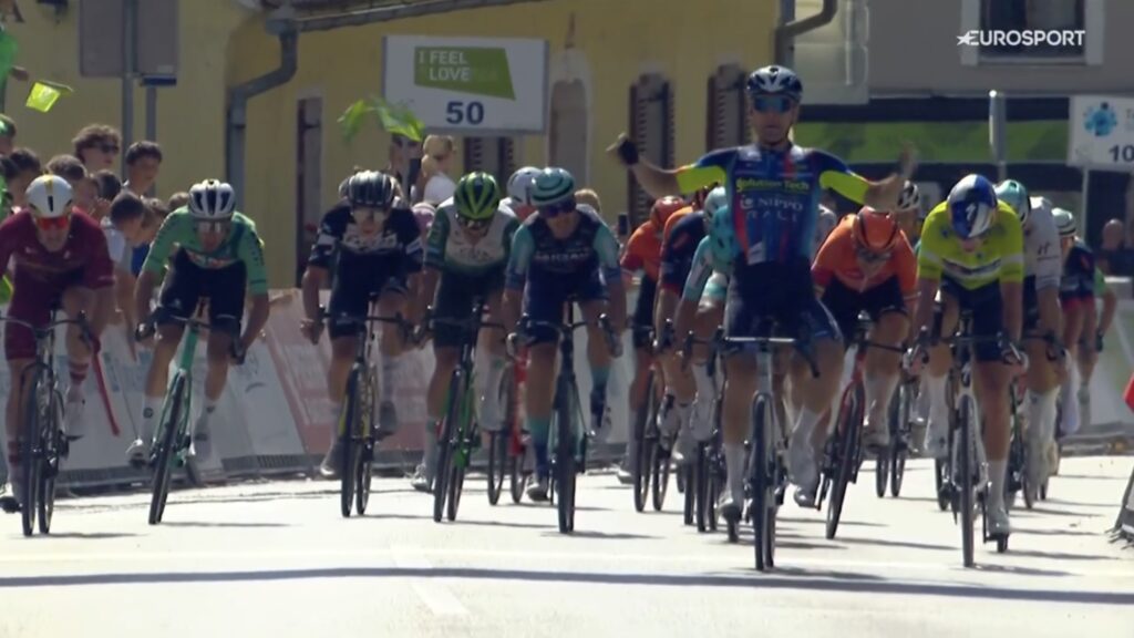 Dusan Rajovic coiffe Pithie sur la 2e &eacute;tape du Tour de Slov&eacute;nie 2026