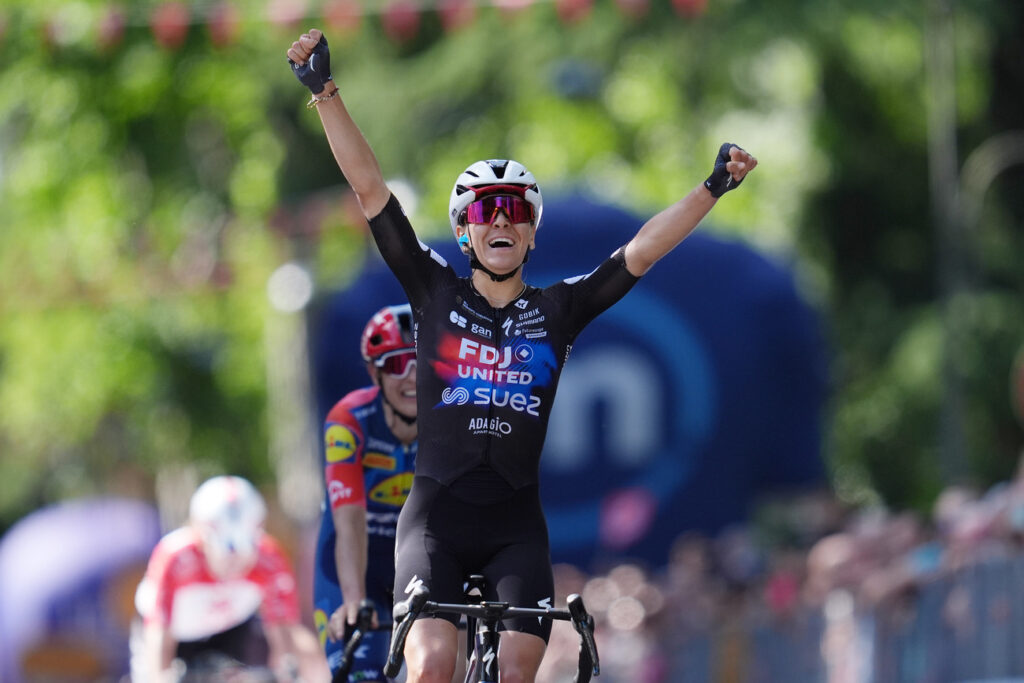 Succ&egrave;s de prestige pour C&eacute;lia Gery qui s&rsquo;offre la 7e &eacute;tape du Tour d&rsquo;Italie Femmes 2026